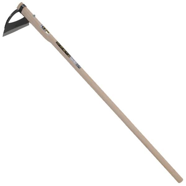 千吉 金 草削り 半月窓開 鋼付 1200MM 4977292681308 [土農具 立鎌]