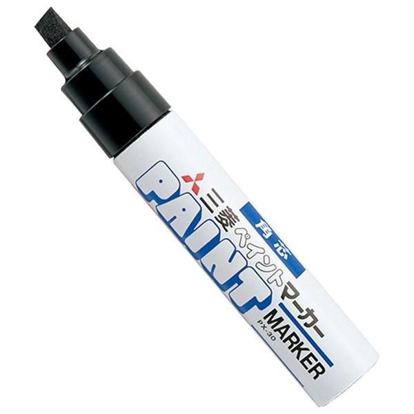 【メール便】UNI ペイントマーカー極太黒 PX30.24 4977292174695 [墨つけ 基...