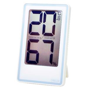 【メール便】CRECER でか文字デジタル温湿度計 CR-2000W 4955286808825 [クレセル MT 温度計]