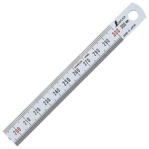 【メール便】シンワ測定 細巾直尺シルバー 30cm 13250 4960910132504｜ミナトワークス