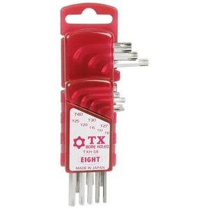 エイト TXいじり止穴付レンチセット TXH-S8 4984798202128 [六角棒レンチ