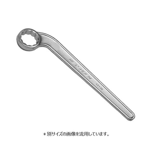 【メール便】ネツレン 曲柄片口メガネスパナ 30MM 4942411306363 [スパナ 特殊レン...