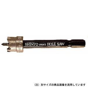 【メール便】シントー ミニホールソー HSS 7MM 4986744340076 [鉄工ドリル メーカーホールソー]｜minatodenki