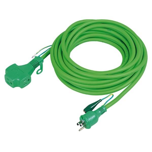 日動 トリプルポッキンコード20m PPT-20E ミドリ 4937305006337 [電工ドラム...