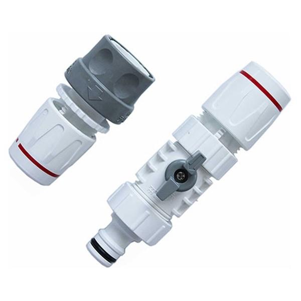 TOYOX コック付ワンタッチ中間継手 C-22 4975196402715 [散水用品 散水パーツ...