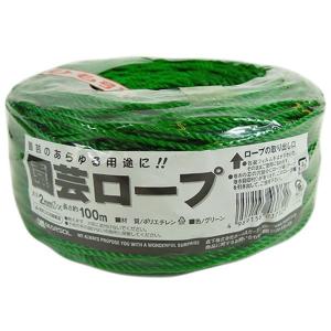 日本マタイ 園芸ロープ グリーン 4989156037329