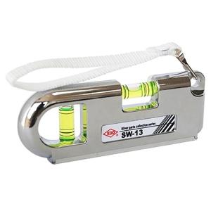 【メール便】KOD ポケット水平器 SW-13 4993711540223 [アルミ水平器]｜minatodenki