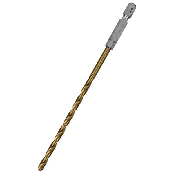 【メール便】SK11 六角軸Tin鉄ドリル 微長 4.5mm 4977292336253 [先端工具...