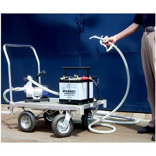 工進 油対応 バッテリーポンプ FS-24D＋給油ノズル・ホース付きセット (DC24Vバッテリーパ...