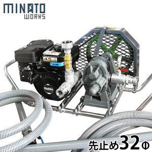 工進（KOSHIN） ベルト掛け自吸式ポンプ SU-50V (2インチ)本体