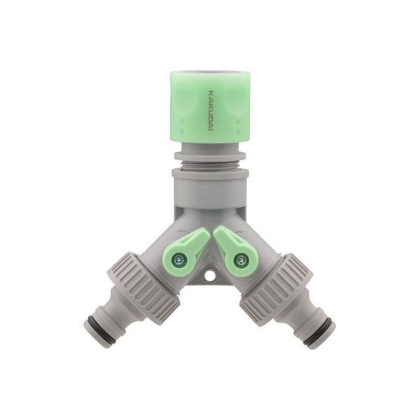 カクダイ GAONA 止水コック付分岐コネクター GA-QA039