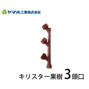 ヤマホ 動噴用噴口 キリスター果樹3頭口 (ドリフト低減ノズル) [噴霧器 噴霧機]