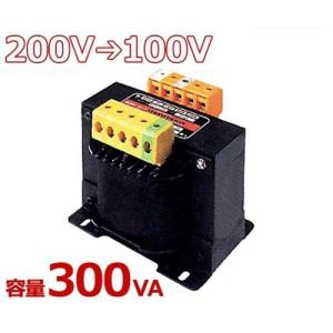 スワロー 複巻きダウントランス M21-300E (200V⇒100V/容量300VA/単体型) [変圧器 降圧トランス]