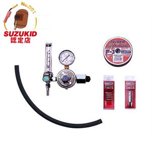 SUZUKID（スズキッド） 軟鋼CO2溶接キット ボンベ付き MCS-101 (アー