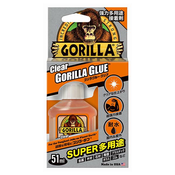 呉工業 多用途接着剤 ゴリラグルー クリア 51ml #1770 [KURE クレ ゴリラ 強力接着...