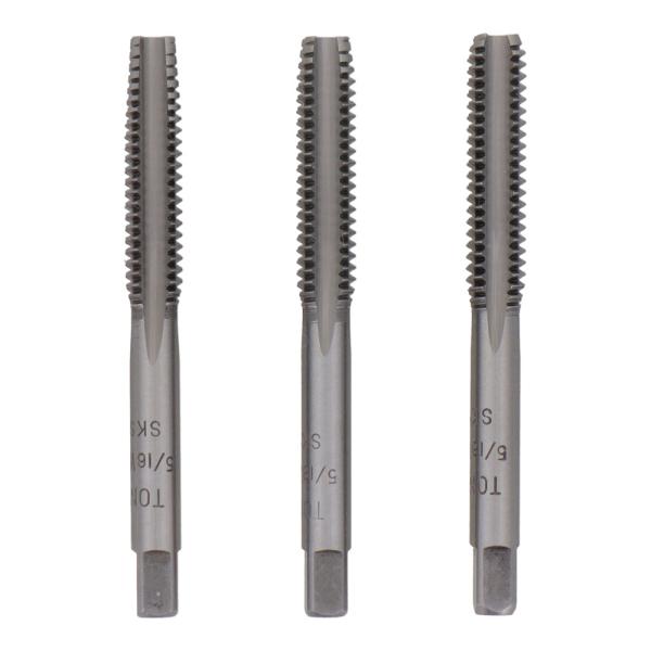 【メール便】TONEX ハンドタップセット ねじ径 5/16×W18 HT5/16S
