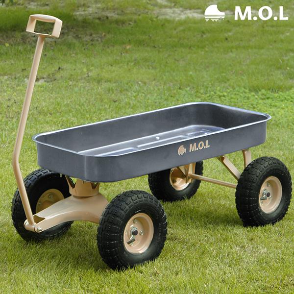 M.O.L キャリートラック MOL-T80 (荷重80kg/大型タイヤ) [ガーデンカート アウト...
