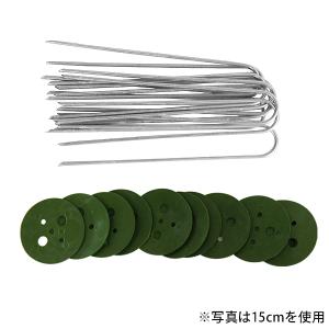 極太3.5mm Uピン杭+緑丸付き 30cm ...の詳細画像1