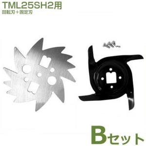 【メール便】タナカ 芝刈機 TML25SH2用 替え刃セット・B刃 [芝刈り機]｜minatodenki