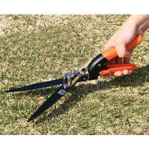 キンボシ 回転式芝生鋏 2104 (刃渡160...の詳細画像2