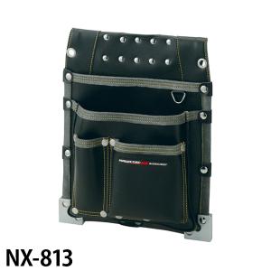 坂謙 釘袋 ネクサス 仮枠釘袋 職人タイプ NX-813 (B ブラック/ W ホワイ ト)