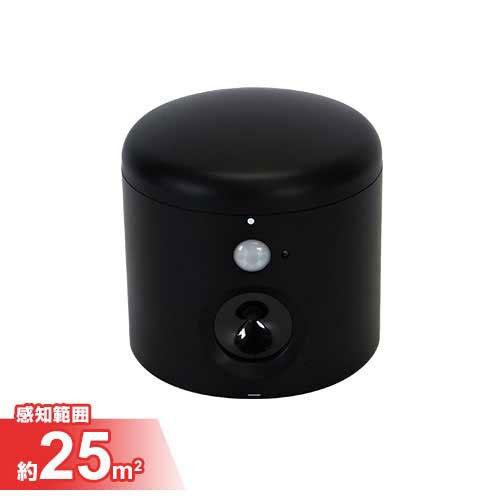 超音波式ネコ被害軽減器 アニマルバリア・ブラックミニ IJ-ANB-04-BK (感知範囲約25m2...