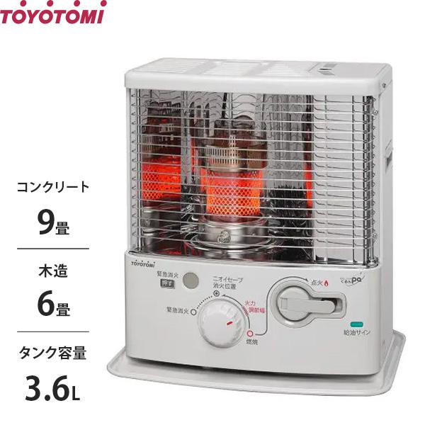 トヨトミ 石油ストーブ 電池レス石油ストーブ RS-G2424(W) (ホワイト/電池レス点火/コン...