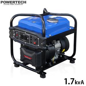 パワーテック インバーター発電機 PG1700i (単相100V/定格出力1.7kVA) [エンジン POWERTECH]