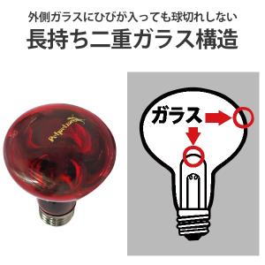 ストロング インフラレッドヒートランプ 60W...の詳細画像2