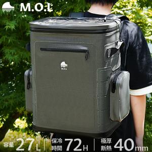 M.O.L 完全防水型ソフトクーラーバッグ XL 27L リュック型 MOL-CS27