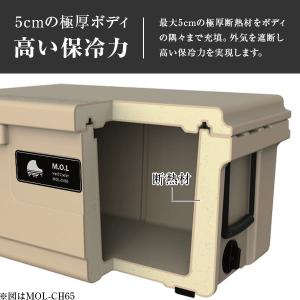 M.O.L 高耐久型ハードクーラーボックス S...の詳細画像3