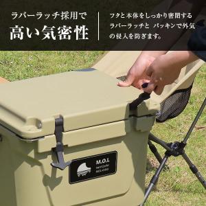 M.O.L 高耐久型ハードクーラーボックス S...の詳細画像4