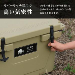 M.O.L 高耐久型ハードクーラーボックス M...の詳細画像5