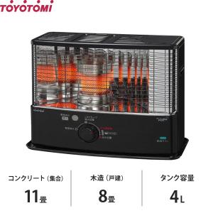 トヨトミ 石油ストーブ RS-W30M(B) (ブラック/コンクリート11畳/木造8畳) [TOYOTOMI]｜minatodenki