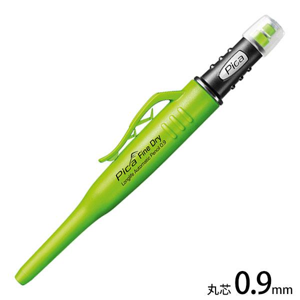 【メール便】ピカマーカー 建築用シャープペンシル Fine Dry 7070 丸芯0.9ｍｍ 黒 H...