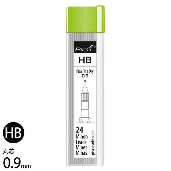 【メール便】ピカマーカー 建築用シャープペンシル Fine Dry 7070用替芯 黒 HB 24本...
