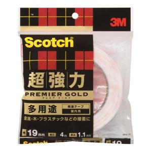 3M 【メール便】スコッチ 超強力薄手両面テープ 金属一般用 0.6mm×19mm