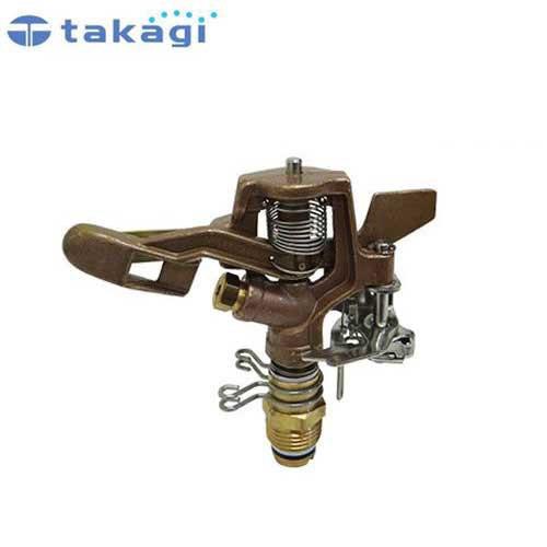 タカギ 園芸散水用スプリンクラー メタルパルススプリンクラー・1/2パート&amp;フル G396 (散水範...