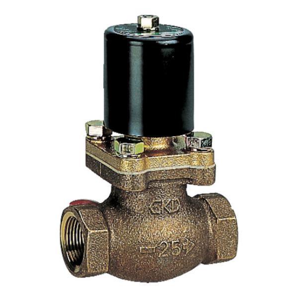 CKD 水用パイロットキック式2ポート電磁弁 200V PKW1027AC200V  [PKW-10...