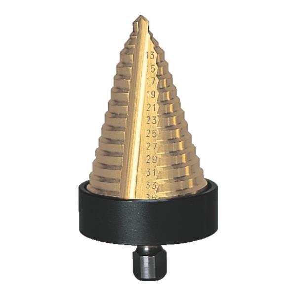 TRUSCO ステップドリル 2枚刃チタンコーティング 5〜35mm 段数13 NMS35G [NM...