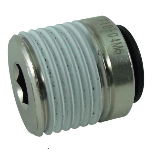 チヨダ ファイブ六角穴付メイルコネクター 10mm・R1/2 F1004MS [F10-04MS][...
