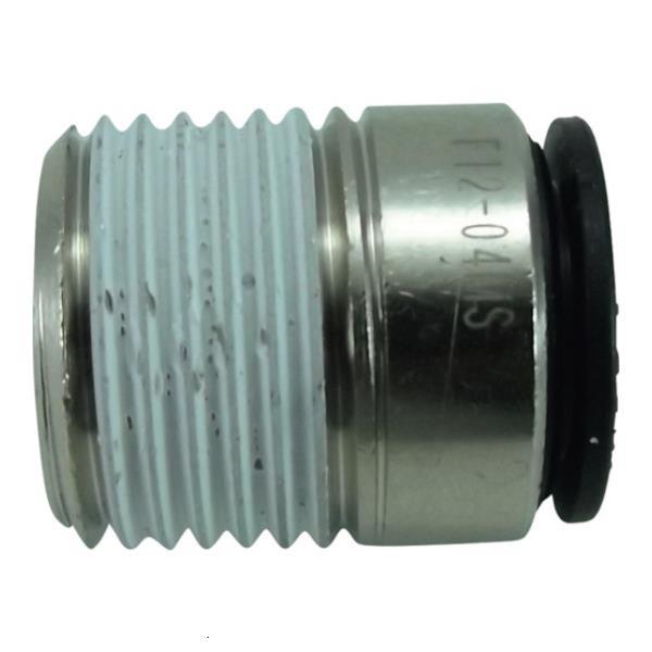 チヨダ ファイブ六角穴付メイルコネクター 12mm・R1/2 F1204MS [F12-04MS][...