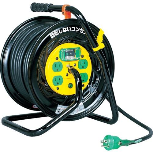 日動 電工ドラム マジックリール 100V アース漏電しゃ断器付 30m ZEB34 [Z-EB34...