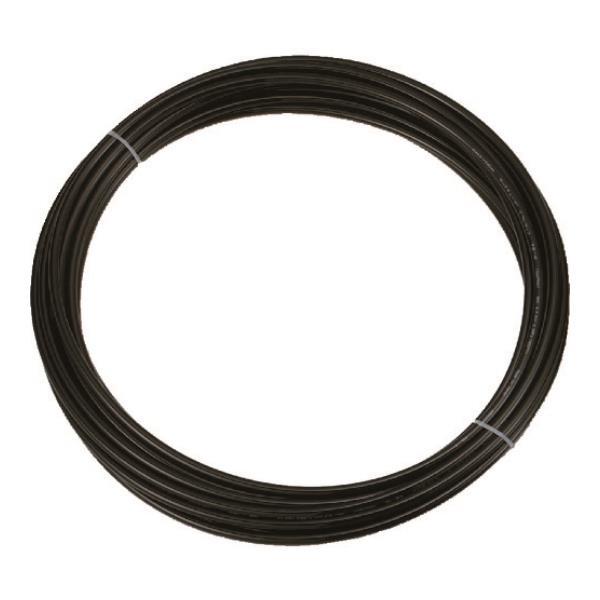 TRUSCO ポリウレタンチューブ 10X6.5mm 10m巻 ブラック TEN1010 (BK) ...