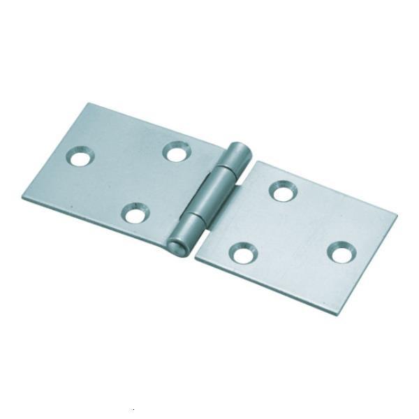 TRUSCO スチール製横長蝶番 生地仕上げ 全長38mm 41538N 4個入 [415-38N]...
