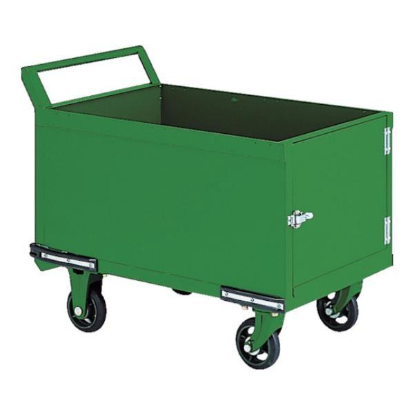 TRUSCO 鋼鉄製運搬車 900X600 前方トビラ付 OH24P [OH-24P][r21][s...
