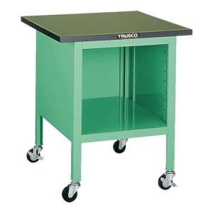 TRUSCO OWC型小型作業台 オープン型 700X700 キャスター付 OWC7070A