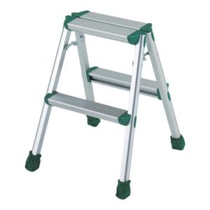 TRUSCO中山 TRUSCO アルミ製踏台 3段 高強度型 黒 TSAF3BK [TSAF-3-BK