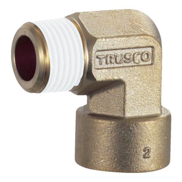 TRUSCO ねじ込み継手 エルボ R1/4-RC1/4 TN12L [TN-12L][r20][s...