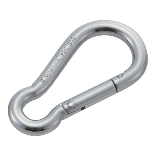 TRUSCO ステンレススナップフック B型 線径Φ4X開口7mm TSF4B 2個入 [TSF-4...
